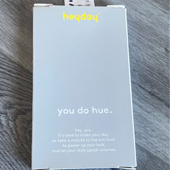 Heyday iPhone 6, 7, 8 Art Deco Hard Shell Phone Case-Clear/Gold-NEW - Picture 4 of 5